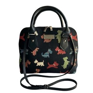 Signare Crossbody Satchel Bag with Scotties!